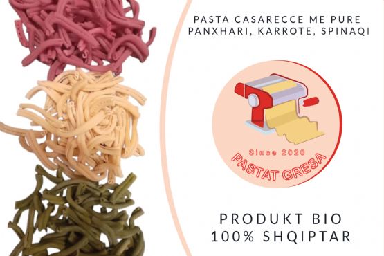 Pasta CASARECCE klasik me Qumësht dhie dhe veze fshati nga Pasta Gresa